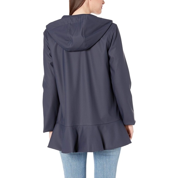 Kate Spade Navy Peplum Raincoat Size XS - Picture 3 of 6